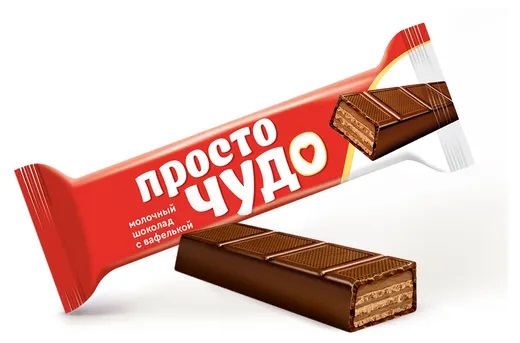 Батончик шоколадный ПРОСТО ЧУДО 40гр