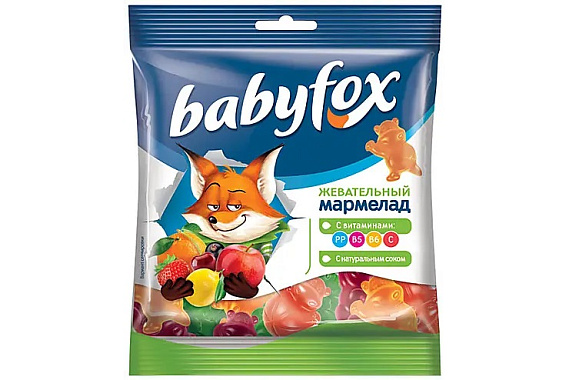Мармелад жевательный BABYFOX 70гр