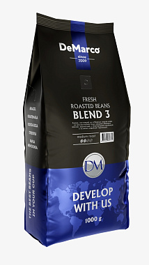 Кофе зерновой DEMARCO BLEND 3 1кг