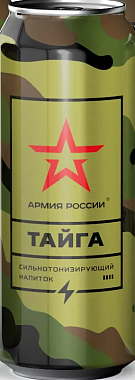 Напиток энергетический ТАЙГА АРМИЯ РОССИИ 450мл