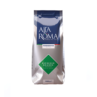 Кофе зерновой АЛМАФУД ALTA ROMA ESPRESSO GRANDE 1кг