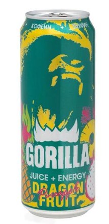 Напиток энергетический GORILLA АНАНАС 450мл
