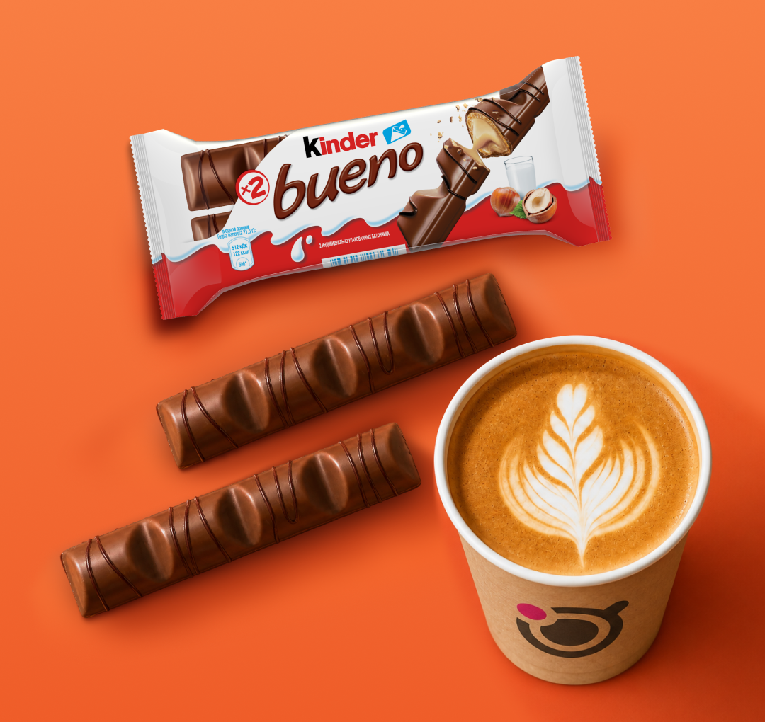Kinder Bueno — идеально с кофе!