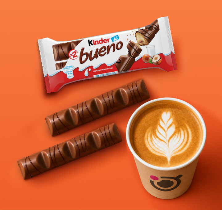 Kinder Bueno – идеально с кофе!