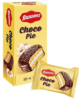Пирожное шоколадное ЧОКО ПАЙ ЯШКИНО 180гр