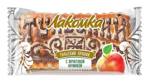 Пряники ТУЛЬСКИЕ ЛАКОМКА С ФРУКТОВОЙ НАЧИНКОЙ 130гр