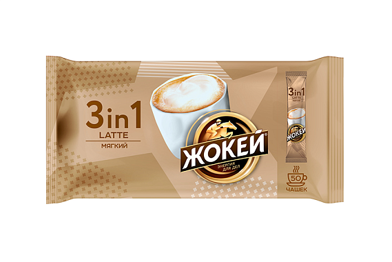 Кофе растворимый ЖОКЕЙ МЯГКИЙ 3в1 12гр