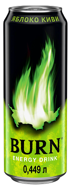 Напиток энергетический БЕРН ЯБЛОКО КИВИ 449мл