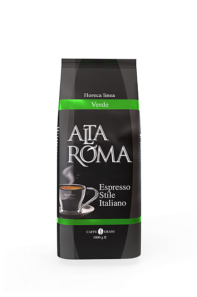 Кофе зерновой АЛМАФУД ALTA ROMA VERDE 1кг