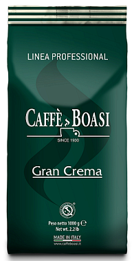 Кофе зерновой BOASI GRAN CREMA PROFESSIONAL (зеленый)1кг