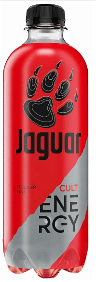 Напиток энергетический ЯГУАР КРАСНЫЙ ПЭТ 470мл
