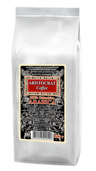 Кофе растворимый АРИСТОКРАТ АРАБИКА 500гр