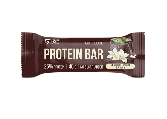 Батончик протеиновый PROTEIN BAR ШОКОЛАДНЫЙ ФОНДАН С ВАНИЛЬЮ 40гр