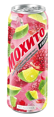 Напиток газированный МОХИТО ГРАНАТ Ж/Б 450мл