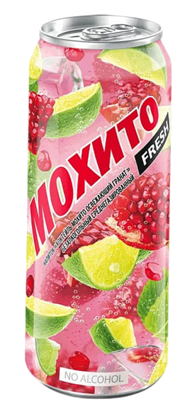 Напиток газированный МОХИТО ГРАНАТ Ж/Б 450мл
