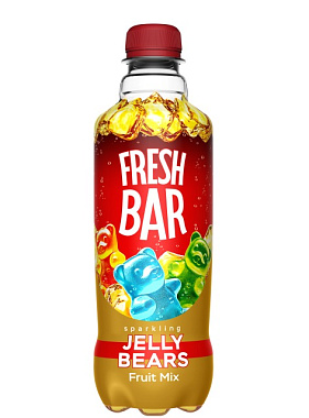 Напиток газированный ФРЕШ БАР ЖЕЛЕЙНЫЙ МИШКА ПЭТ 480мл