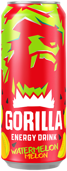 Напиток энергетический GORILLA АРБУЗ ДЫНЯ 450мл