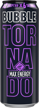 Напиток энергетический ТОРНАДО МАКС БАББЛ Ж/Б 450мл