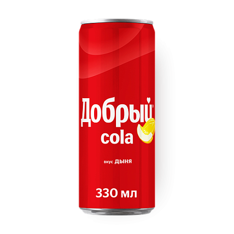 Напиток газированный ДОБРЫЙ КОЛА ДЫНЯ 330 мл