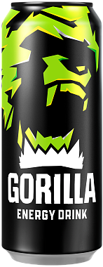 Напиток энергетический GORILLA КЛАССИЧЕСКИЙ 450мл