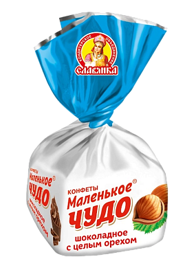 Конфеты вафельные глазированные МАЛЕНЬКОЕ ЧУДО ШОКОЛАДНОЕ 4кг