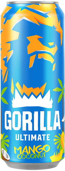 Напиток газированный GORILLA ULTIMATE МАНГО КОКОС Ж/Б 450мл