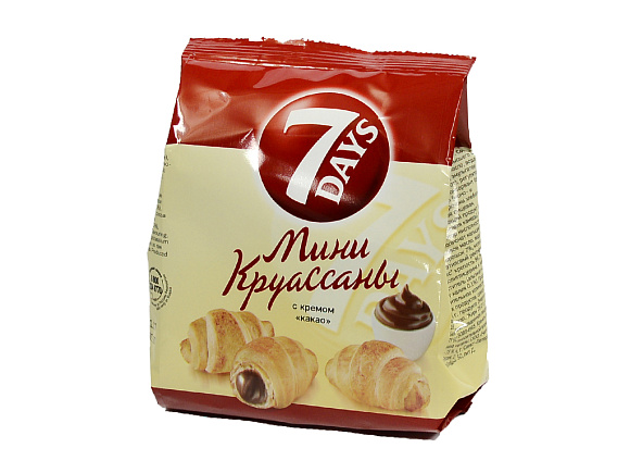 Круассаны 7 ДЭЙС МИНИ КАКАО 65гр