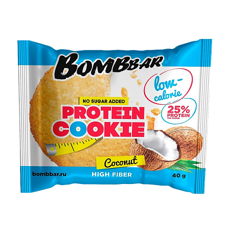 Печенье протеиновое BOMBBAR КОКОС 40гр