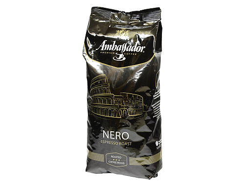 Кофе зерновой AMBASSADOR NERO 1кг