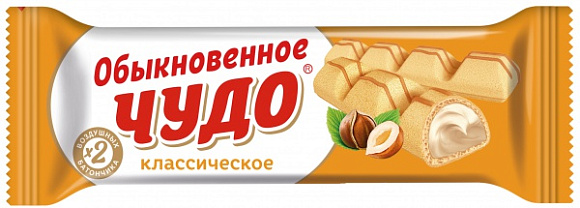 Вафли ОБЫКНОВЕННОЕ ЧУДО КЛАССИЧЕСКОЕ 40гр 