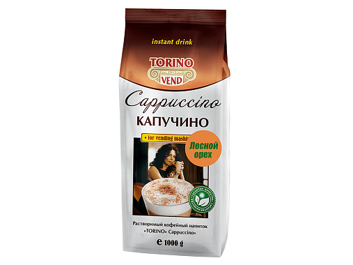 Напиток кофейный TORINO КАПУЧИНО ЛЕСНОЙ ОРЕХ 1кг