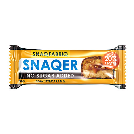 Батончик протеиновый SNAQ FABRIQ АРАХИС И КАРАМЕЛЬ 50г