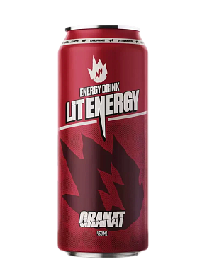 Напиток энергетический ЛИТ ЭНЕРДЖИ ГРАНАТ 450мл