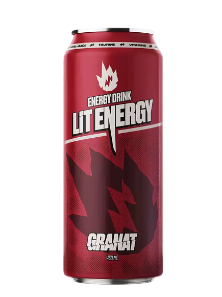 Напиток энергетический ЛИТ ЭНЕРДЖИ ГРАНАТ 450мл