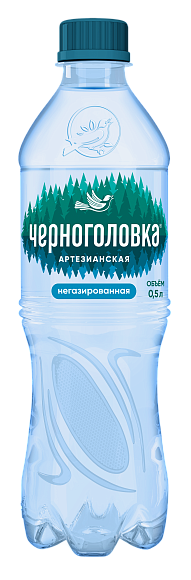 Вода негазированная ЧЕРНОГОЛОВКА 500мл