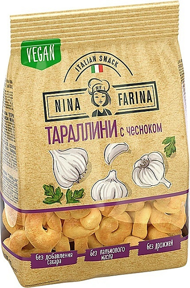 Тараллини NINA FARINA ЧЕСНОК 180гр