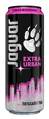 Напиток газированный ЯГУАР ЭКСТРА УРБАН СО ВКУСОМ ПИТАХАЙИ И ГУАВЫ 440мл