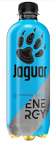 Напиток энергетический ЯГУАР ДИКИЙ ГОЛУБОЙ ПЭТ 470мл