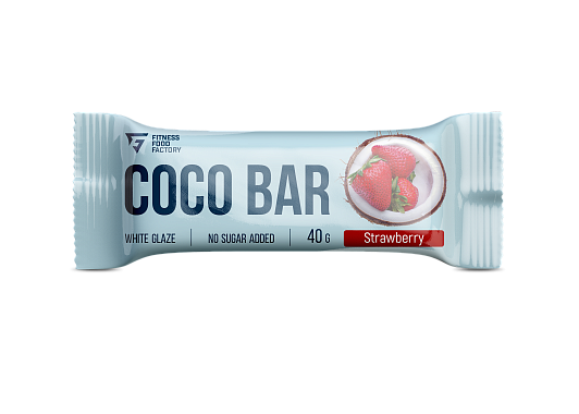 Батончик кокосовый COCO BAR КЛУБНИКА 40гр