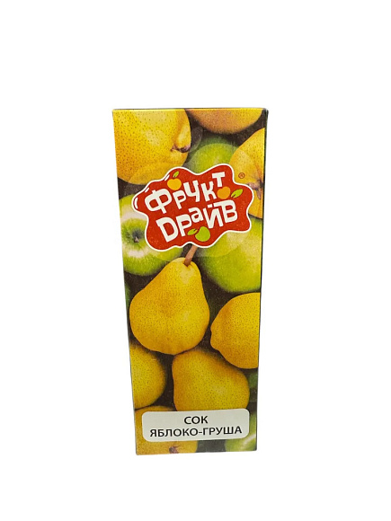 СОК ФРУКТ-ДРАЙВ ЯБЛОЧНО-ГРУШЕВЫЙ  0,2л