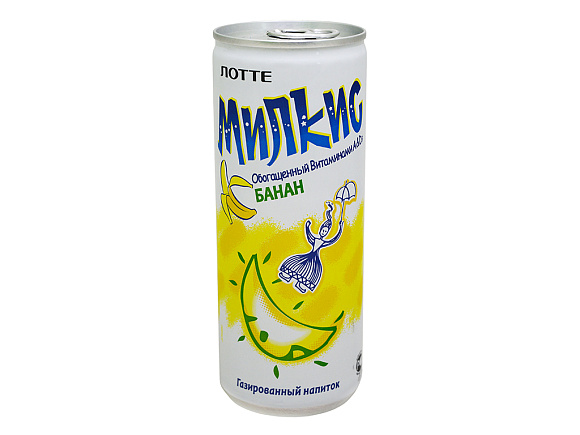 Напиток МИЛКИС СО ВКУСОМ БАНАНА 250мл
