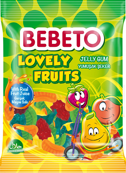 Мармелад жевательный БЕБЕТО ФРУКТЫ 80гр