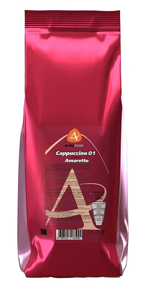 Напиток кофейный АЛМАФУД PREMIUM AMARETTO 01 CAPPUCCINO 1кг