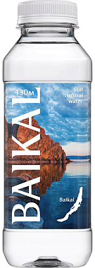 Вода негазированная БАЙКАЛ 450мл
