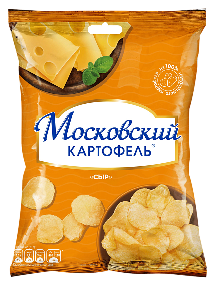 Чипсы картофельные МОСКОВСКИЙ КАРТОФЕЛЬ СЫР 40г