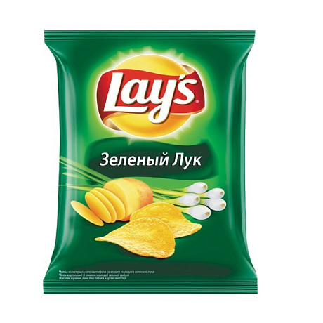 Чипсы картофельные ЛЭЙС ЗЕЛЕНЫЙ ЛУК 37гр