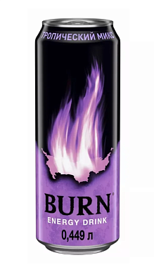 Напиток энергетический БЕРН ТРОПИЧЕСКИЙ МИКС 449мл