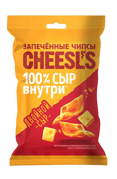 Чипсы запеченые CHEESLS СЫРНЫЕ СЫР 50гр 16 шт/уп [88]