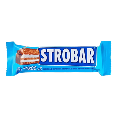 Батончик шоколадный с кокосом STROBAR 40гр