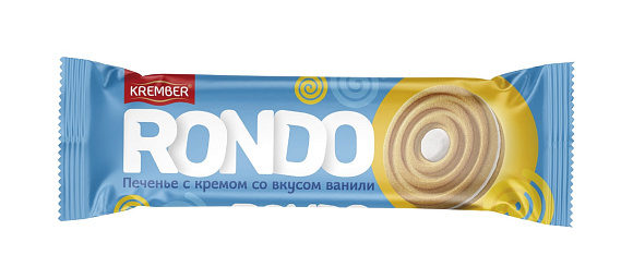 Печенье RONDO С ВАНИЛЬНЫМ КРЕМОМ 70гр